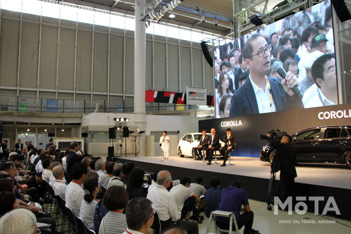 [トヨタ 新型カローラ 記者発表会(2019年9月17日火曜日)／会場：MEGA WEB(東京都江東区)]