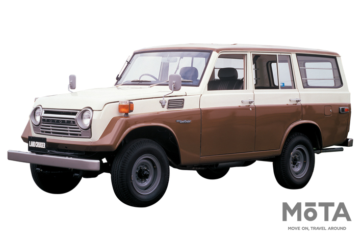 引き続き丸目ヘッドライトを採用していた50系ランドクルーザー