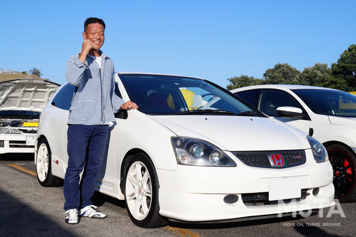希少な2代目シビック タイプRオーナーの小松さん