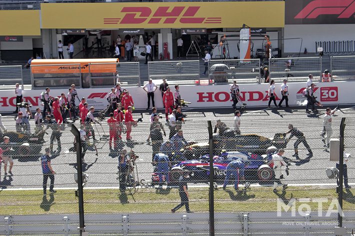 2018年の鈴鹿サーキット F1日本グランプリの様子