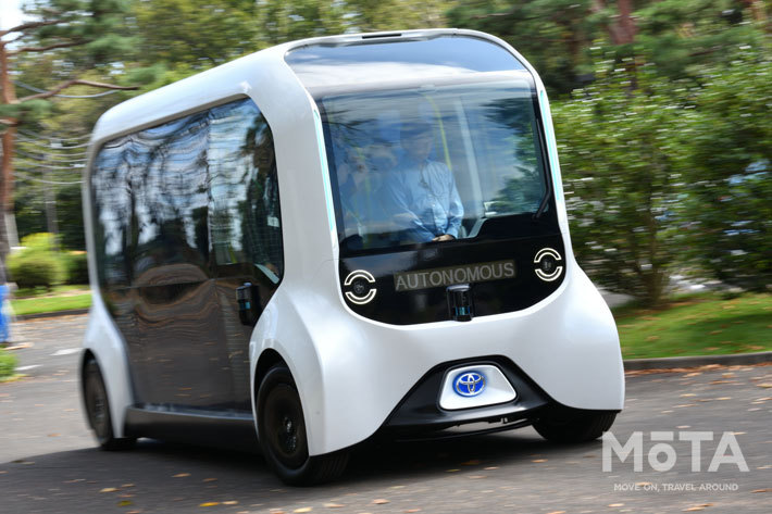 トヨタ「e-Palette(イー・パレット)」東京2020オリンピック・パラリンピック仕様[Autono-MaaS専用EV／東京モーターショー2019 トヨタ自動車ブース出展車両(参考出品)]