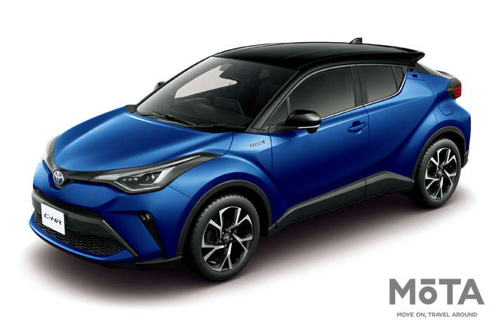 トヨタ C-HR G ブラック×ネビュラブルーメタリック