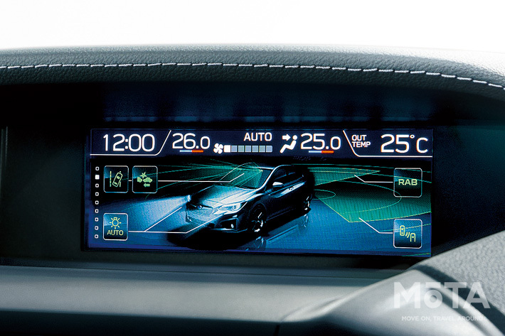 スバル 新型インプレッサ マルチファンクションディスプレイ(2.0i-S EyeSight)