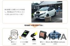 日産 リーフが4日分の電力になる！？ 災害時、蓄電機能が活躍