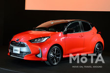トヨタ ヤリス HYBRID G(ボディカラー：コーラルクリスタルシャイン×ブラック2トーン/プロトタイプ)｜トヨタ ヤリス HYBRID G(ボディカラー：コーラルクリスタルシャイン×ブラック2トーン/プロトタイプ)｜トヨタ新型コンパクトカー「YARIS(ヤリス)」 WORLD PREMIERE(2019年10月16日)