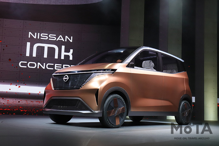 写真は東京モーターショー2019に出展されたプロトタイプ「ニッサン IMk コンセプト」