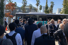 東京モーターショー2019　東京ビッグサイト・青海展示棟(東京テレポート駅)～西・南展示棟(有明エリア)間移動のシャトルバス