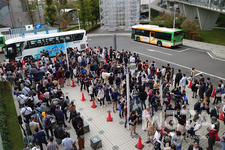 東京モーターショー2019　シャトルバスの大行列