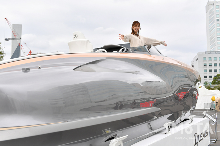 DRIVE PARKにはLEXUS Sport Yacht Conceptも展示されている／東京モーターショー2019