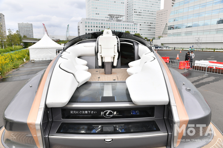 DRIVE PARKにはLEXUS Sport Yacht Conceptも展示されている／東京モーターショー2019