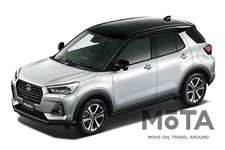 ダイハツ 新型ロッキー ブラックマイカメタリック＜X07＞×ブライトシルバーメタリック＜S28＞【X95】