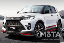 新型車ライズ TRDパーツ エアロパーツセット装着