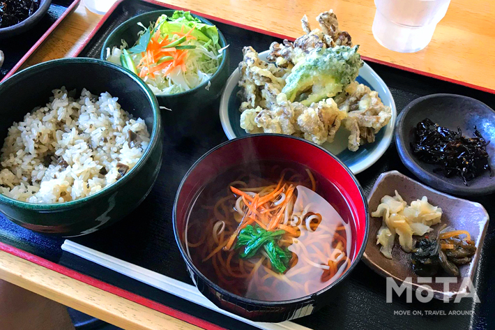 舞茸ごがん定食