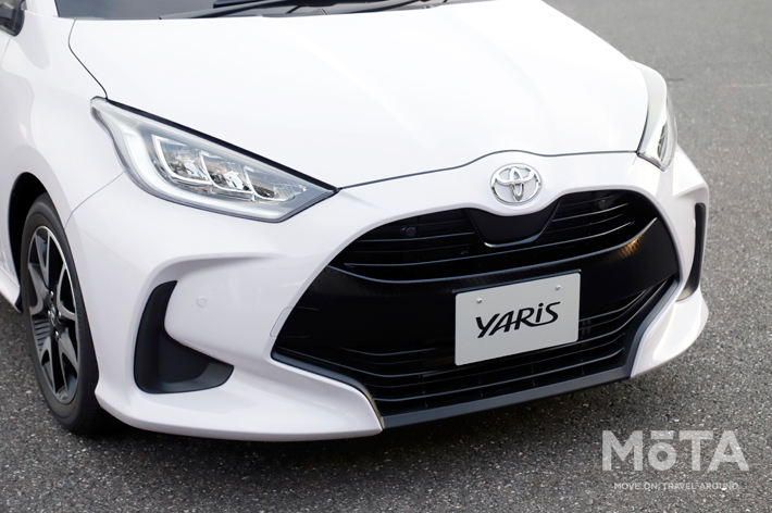 トヨタ 新型ヤリス（プロトタイプ）│1.5L ガソリンエンジンモデル│ボディカラー：アイスピンクメタリック