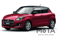 スズキ スイフト 特別仕様車「HYBRID MGリミテッド」クラレットレッドメタリック ブラック2トーンルーフ