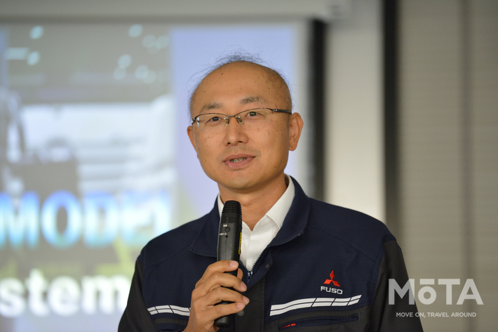 三菱ふそう 運転自動化レベル2機能搭載の大型トラック プレス試乗会