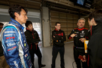 ルノー スポールの開発ドライバー ロラン・ウルゴン氏と谷口 信輝選手