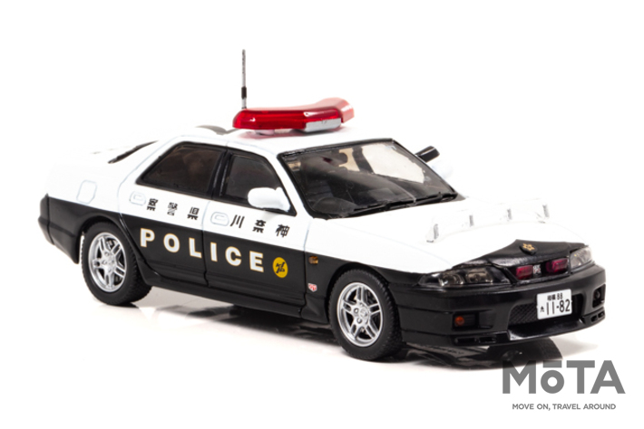R33 スカイラインGT-R AUTECHのパトカー2種が1/43スケールで登場