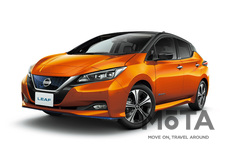 日産 リーフ e+ G ボディカラー：プレミアムコロナオレンジ／スーパーブラック 2トーン 内装色：ブラック