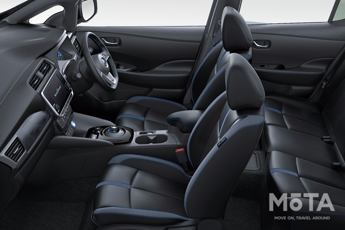 日産 リーフ  e+ G インテリア 内装色：ブラック