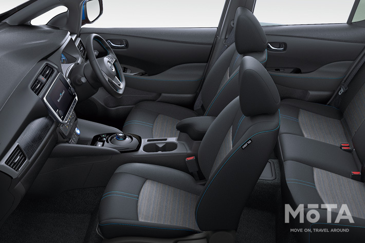 日産 リーフ  e+ X インテリア 内装色：ブラック