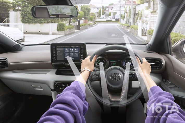 トヨタ 新型ヤリス 運転席（見通しのいい視界と最適なレイアウト）