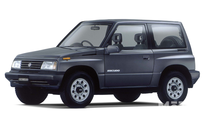 泥臭いイメージだったRV車をおしゃれにデザインした初代エスクードは、今のSUVの先駆け