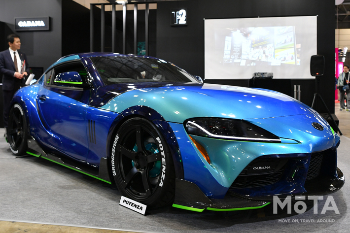 CABANAブース、トヨタ スープラ