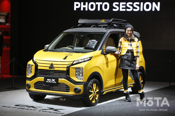 三菱ブース、ekX