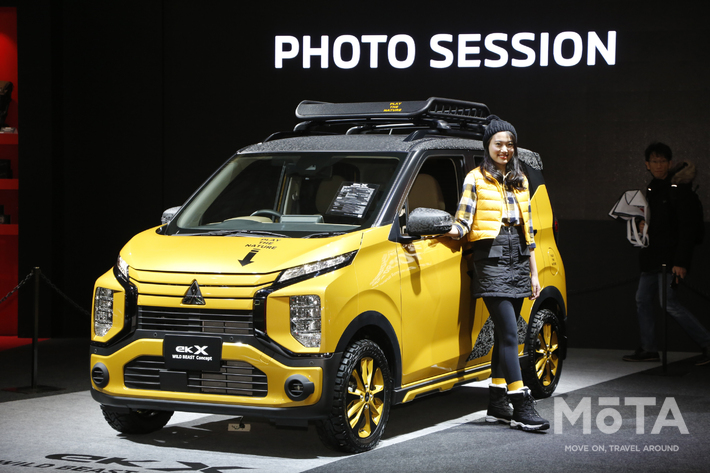 三菱ブース、ekX