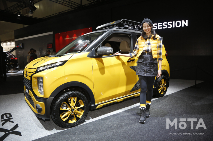 三菱ブース、ekX