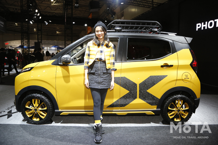 三菱ブース、ekX