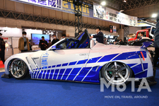 日本自動車大学校（NATS）ブース GT-Rのオープンモデル（Z33ロードスターベース）