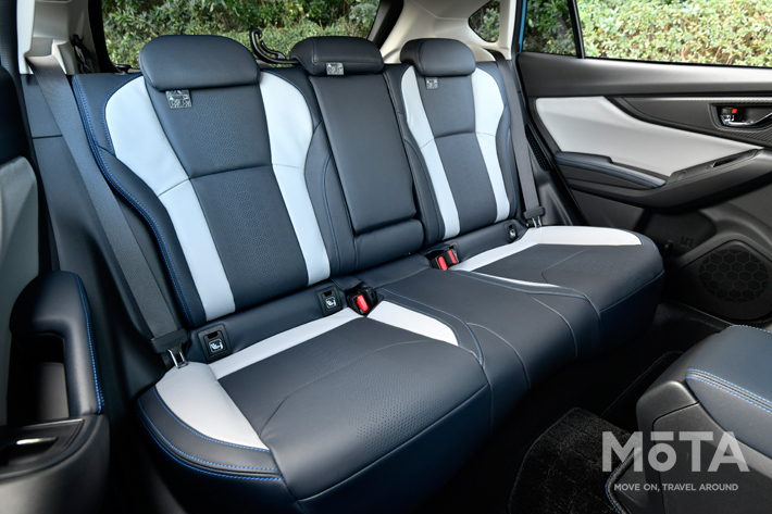 XVは前後席に意外にも余裕がある