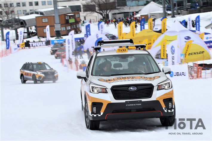 SUBARU GELANDE TAXI 2020(スバル・ゲレンデタクシー 2020)　【2020年1月18日・苗場スキー場（新潟県）／使用タイヤ：ダンロップ スタッドレスタイヤ「WINTER MAXX」シリーズ】