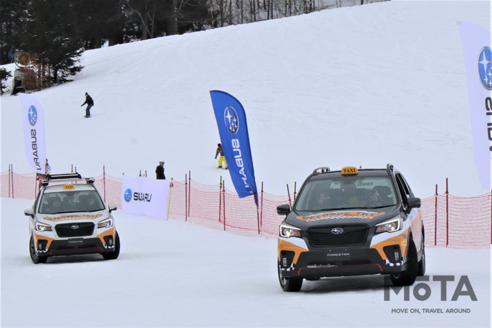 SUBARU GELANDE TAXI 2020(スバル・ゲレンデタクシー 2020)　【2020年1月18日・苗場スキー場（新潟県）／使用タイヤ：ダンロップ スタッドレスタイヤ「WINTER MAXX」シリーズ】