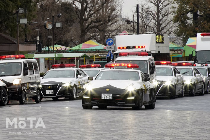 警視庁交通機動隊のパトロールカー[画像はイメージ]