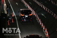 東京オートサロン2020会場・幕張メッセ駐車場前の一斉検問・取り締まりシーン[2020年1月11日深夜撮影]