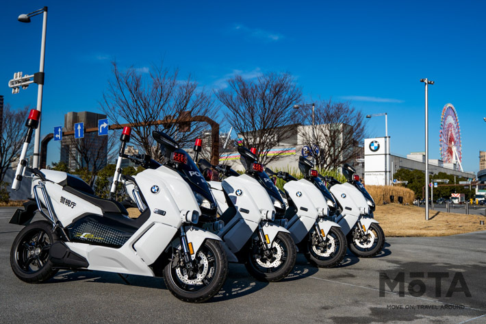 初の輸入2輪警察車両誕生！「BMW C evolution」警視庁に納入