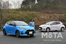 （左）トヨタ ヤリス Z／（右）トヨタ ヤリス HYBRID G