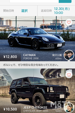 個人間でのカーシェアリングサービス「Anyca」