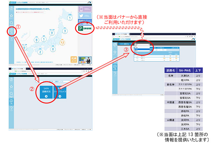 2020年4月6日にリニューアルオープンするE2A中国自動車道「江の川(ごうのかわ)パーキングエリア（PA）」