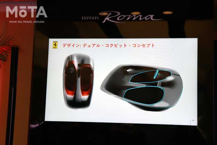フェラーリ ローマ[2020年4月1日 Ferrari Roma Media View会場(コーンズ芝ショールーム：東京都港区)にて]