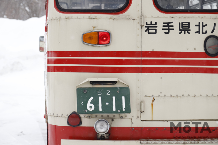 いすゞ製 ボンネットバス[昭和43年(1968年)製 全輪駆動車・岩手県北バス 八幡平営業所 所属]