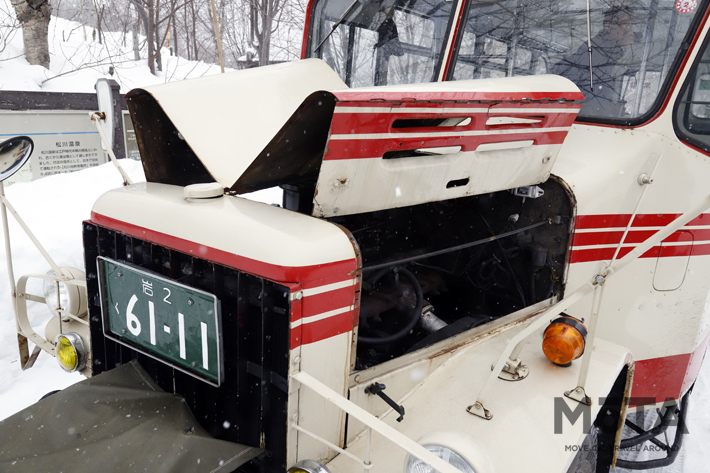 特別にエンジンルームを見せてもらう