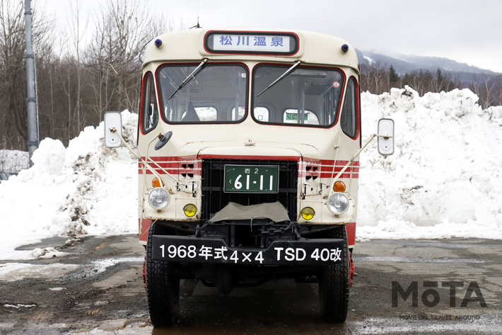 いすゞ製 ボンネットバス[昭和43年(1968年)製 全輪駆動車・岩手県北バス 八幡平営業所 所属]