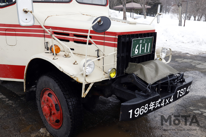 いすゞ製 ボンネットバス[昭和43年(1968年)製 全輪駆動車・岩手県北バス 八幡平営業所 所属]