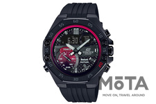 赤いグラデがカッコいい！TOM'S × カシオ限定コラボ腕時計「ECB-10TMS