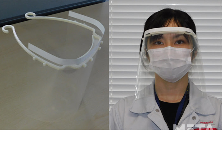 様々な自動車メーカーが支援活動を表明している（日産）