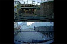 高輪橋架道橋(東京都港区高輪)【2カメラドライブレコーダー「Panasonic CA-DR03TD」撮影動画からキャプチャー】